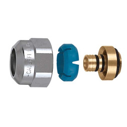 681524 Гайка хромированная для пластиковых и МП труб Ø3/4″ x 11,5÷12/14-16 мм Caleffi S.p.a
