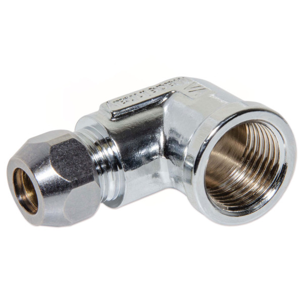 422 (G02537) Колено хром Ø10 х 1/2″ В VA Albertoni srl