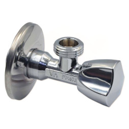 C428685 Кран вентильний для сантехприладів Ø1/2&Prime; х 1/2&Prime; трикутна ручка VA Albertoni srl