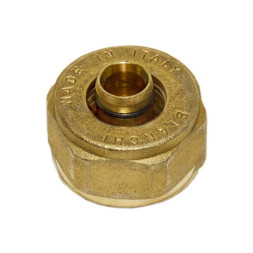 219E000505 Гайка з ніпелем Ø16 х 2,25 х 3/4&Prime; (м.п.) латунна BIANCHI F.LLI S.P.A.