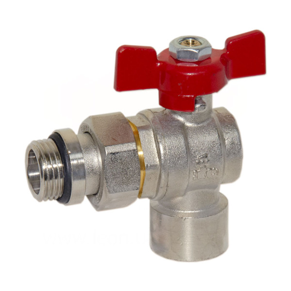 422R00050F Кран-американка угловой шаровый Ø3/4″ (red/красный) ″бабочка″ BIANCHI F.lli S.p.A.