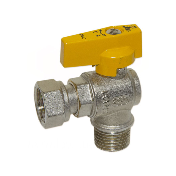 526004050G Кран (ГАЗ) угловой Ø1/2″ С х 3/4″ B (накидка гайка) BIANCHI F.lli S.p.A.