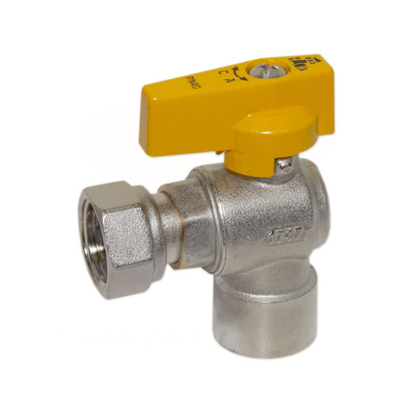 527005050G Кран (ГАЗ) угловой Ø3/4″ В х 3/4″ B (накидка гайка) BIANCHI F.lli S.p.A.