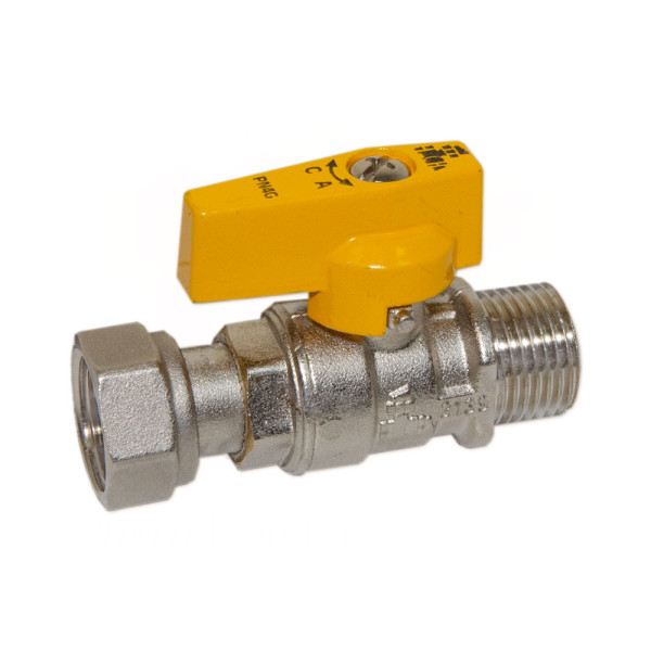 528M05060G Кран (ГАЗ) прямой Ø3/4″ С х 1″ B (накидка гайка) BIANCHI F.lli S.p.A.