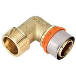 40534040 Коліно з зовнішньою різьбою (прес) Ø40 х 1 1/4″ З Idrosanitaria Bonomi S.p.a.