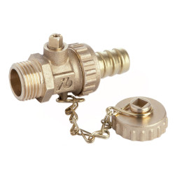 77560004 Кран сливной Ø1/2″ PN25 0/+90°C Idrosanitaria Bonomi