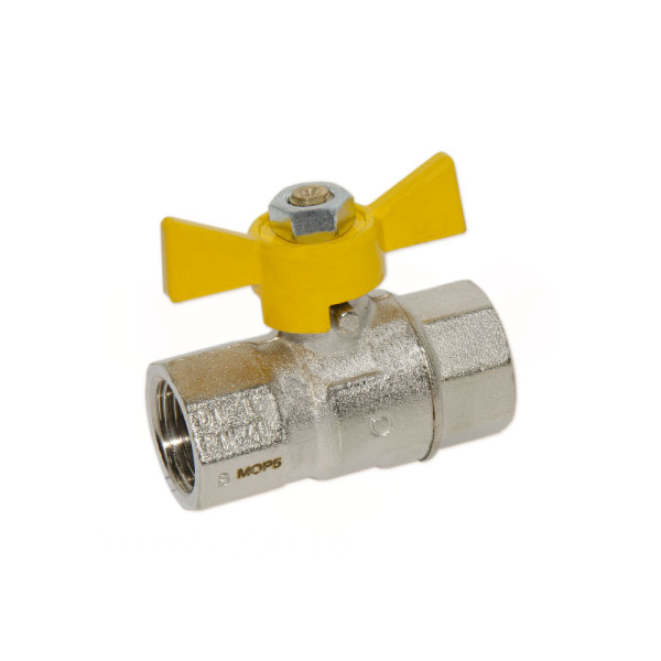 79520004 Кран газовый шаровой MISSUORI GAS Ø1/2″ ВВ ″бабочка″ –10°C/+60°C Idrosanitaria Bonomi