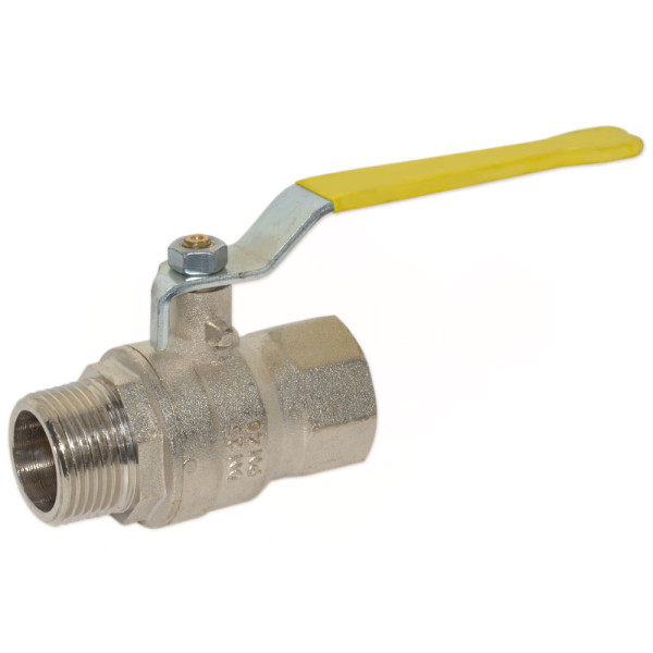 79550110 Кран газовый шаровой MISSUORI GAS Ø1 1/4″ ВЗ стальная ручка –10°C/+60°C Idrosanitaria Bonomi