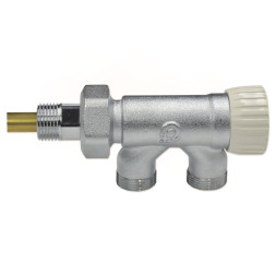 450150 Кран нижнього підключення радіатора Ø3/4&Prime; x 23 p. x 1,5 (проток 100%) Caleffi S.p.a