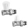 412431 КОМПЛЕКТ ПРЯМЫХ радиаторных кранов Ø1/2″ 10 bar Caleffi S.p.a.