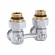 301143 Кран нижнего подключения стального радиатора Ø1/2” х 3/4” угловой Caleffi S.p.a.