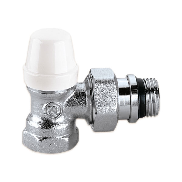 431402 Кран радиаторный отсекающий Ø1/2″ угловой 10 bar Caleffi S.p.a