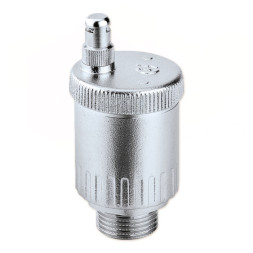 502051 Воздухоотводчик хром MINICAL® автоматический вертикальный Ø3/4″ 10 bar 0–120 °C Caleffi S.p.a.