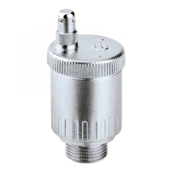 502051 Воздухоотводчик хром MINICAL® автоматический вертикальный Ø3/4″ 10 bar 0–120 °C Caleffi S.p.a.