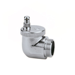 504401 Воздухоотводчик угловой AERCAL® автоматический Ø1/2″ Со 100°C 10 bar Caleffi S.p.a