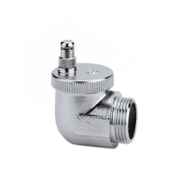 504401 Воздухоотводчик угловой AERCAL® автоматический Ø1/2″ Со 100°C 10 bar Caleffi S.p.a