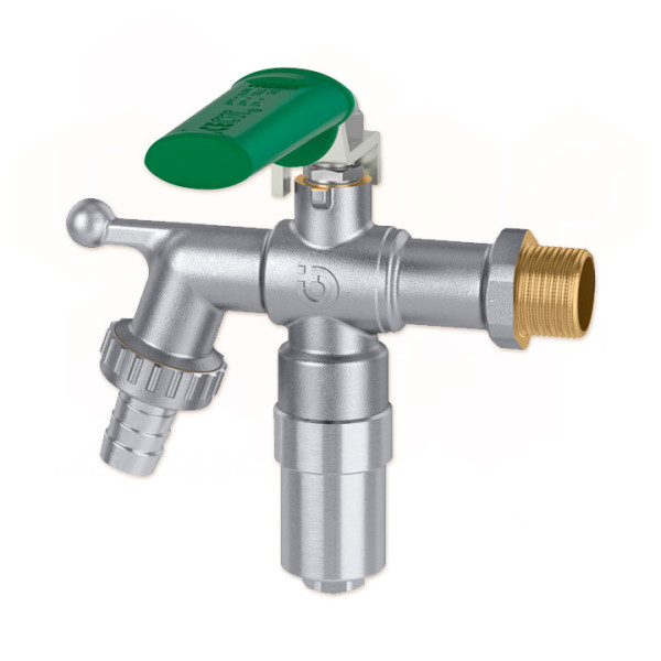 603450 Кран садовый ICECAL® Ø1/2 х 3/4″ с защитой от замерзания Tmin=-30° Caleffi S.p.a.