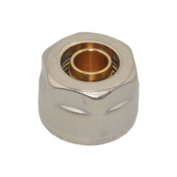 330080N051720A Гайка с ниппелем Ø17 х 2,0 х 3/4″ никель (ПЭ) GENERAL FITTINGS