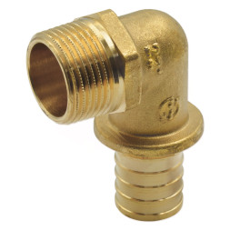 340021H052535A Колено с внешней резьбой Ø25 x 3/4″ ЗР (натяжная гильза) GENERAL FITTINGS