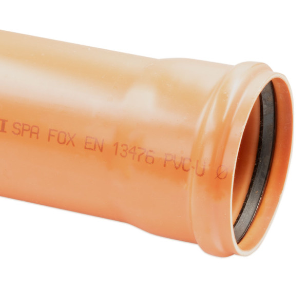 202020160050 FOX ЗК Труба SN4 D160 L=500 мм PVC-U MARTONI SpA
