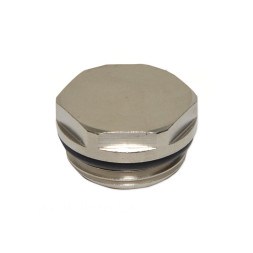 015 Заглушка ХРОМ Ø1/2″ С (уплотнение EPDM) Marvit Spa