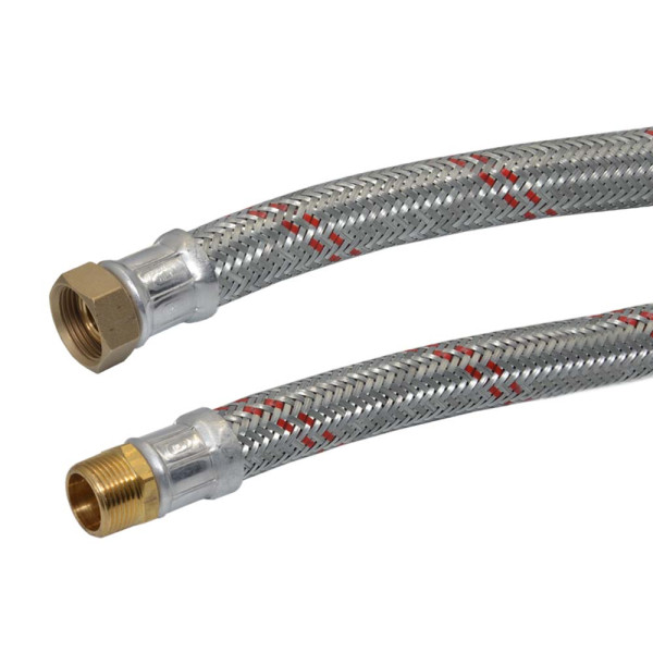 645963953600 AVC-Z DN19 Шланг прямой антивибрационный 3/4″ х 3/4″ ВЗ -5/+90 C° PN10 L=600 мм PARIGI