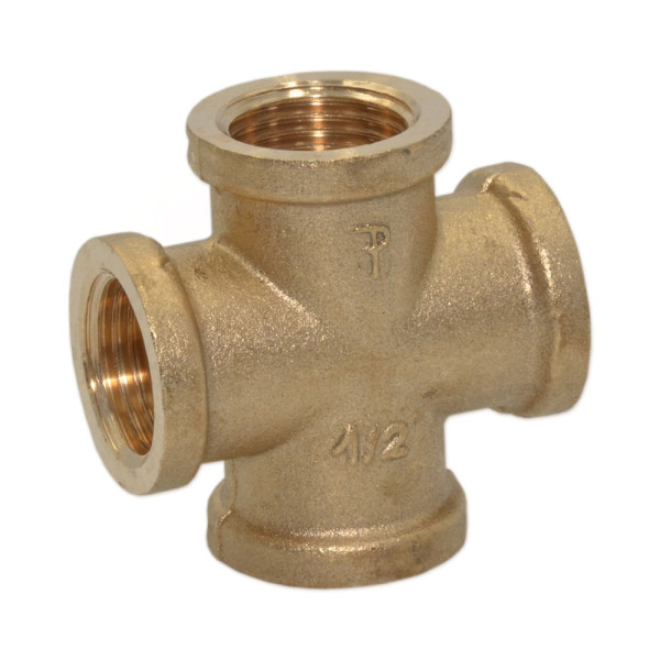 F132R005 Крестовина латунная Ø1 1/2″ В FP Pattaroni
