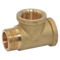 F138R006 Тройник латунный Ø1 1/2″ С-В-В FP Pattaroni