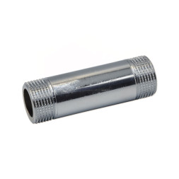 F195CR051 Длинный ниппель (хром) Ø1 1/2″ x 80 мм FP Pattaroni