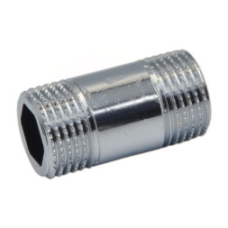 F205CR002 Длинный ниппель (хром) Ø1/2″ x 40 мм (шестигранник) FP Pattaroni S.r.l.