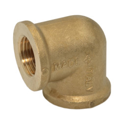 F91R000 Колено редукционное латунное Ø3/4″ х 3/8″ ВВ FP Pattaroni