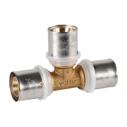 VS0170711 PEXAL BRASS Тройник (пресс) Ø20 (2,5) Valsir S.p.A.