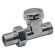 3330C / 3330018 Кран радиаторный отсекающий хромированный Ø1/2″ х 1/2″ ЗЗ прямой TIEMME