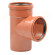034115E / VSE020521 Тройник (наружная канализация) Ø110/110 87° PVC (Ral 8023) REDI / VALSIR