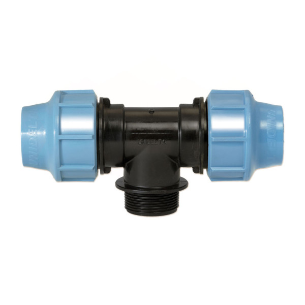 1010 UNIDELTA Тройник Ø25 х 1/2″С х 25 PN16 PP-B (УФ защита)