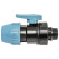 1072 UNIDELTA Кран шаровый для труб ПЭ Ø50 x 1 1/2″ ЗР PP-B (УФ защита)