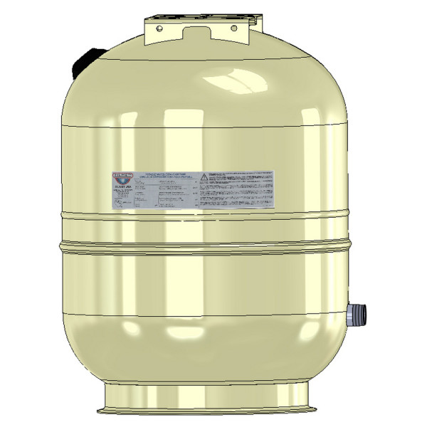 11A0008010 BEIGE Бак расширительный HYDRO-PLUS 80 л 1″ NPT вертикальный, кронштейн сверху Ø450 H=621 мм 10 bar -10/+99°C Zilmet S.p.A.