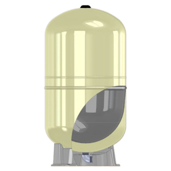11A0010535 BEIGE Бак росш. HYDRO-PLUS E 105 л 1 1/4″G нерж.на пластиковой основе Ø500 H=741 10 bar Zilmet S.p.A