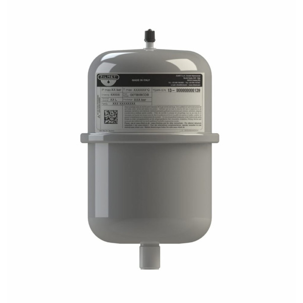11A0000200 Бак расширительный HYDRO-PRO 2 л 1/2″G Ø128 H=187 мм 10 bar –10+99°C Zilmet S.p.A.
