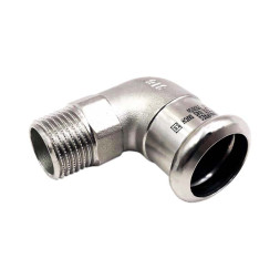 197304022 Коліно нержавіюче Ø22 х 1/2″ З 90° INOXPRES® RM