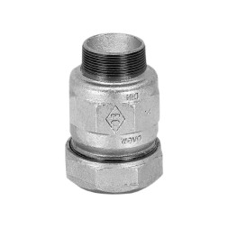 746A5003 Переходник зажимной оцинкованный (белый чугун) Ø1/2″ С Atusa