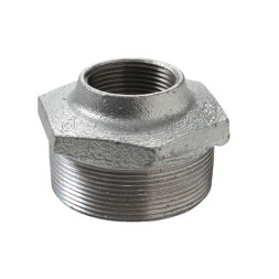 24125097 Перехідник оцинкований (білий чавун) Ø2 1/2″ х 1 1/2″ ЗВ Berg Montana