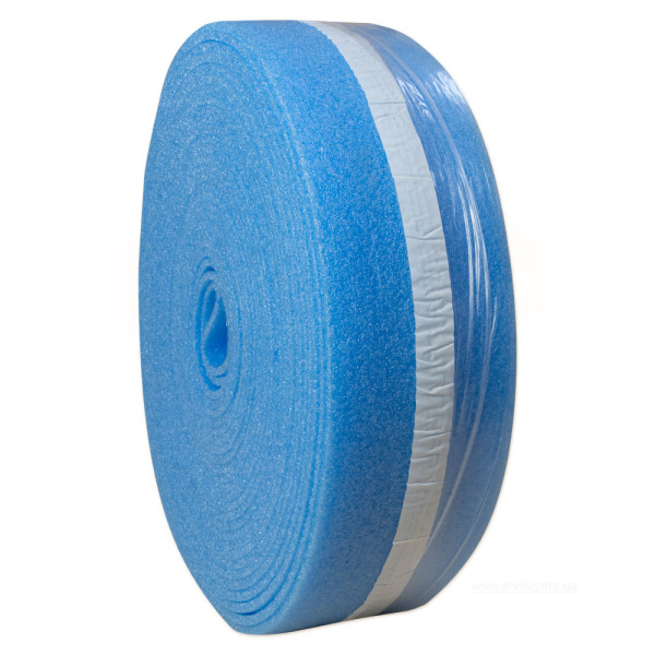 7-1500-050-03-02 Демпферная лента (бухта 50 м) ГОЛУБЕЖНАЯ 150 х 8 мм (фартук, насечка, полоска клея 3 см) ALPHAHEAT Sp. z o.o.
