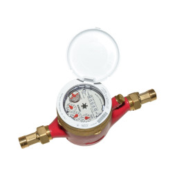 Счетчик воды GMDM-I Ø1/2″ ГВ 30°С-90°С L=165 мм Qn=2,5 м³/ч B METERS S.R.L.