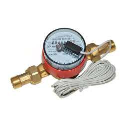 Счетчик воды с ИМПУЛЬСНЫМ датчиком GSD8-R Ø1/2″ ГВ 30°С-90°С L=110 мм Qn=2,5 м³/ч B METERS S.R.L.