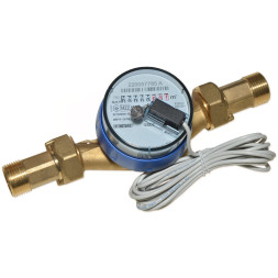 Счетчик воды с ИМПУЛЬСНЫМ датчиком GSD8-R Ø3/4″ ХВ 0°С-50°С L=130 мм Qn=4 м³/ч B METERS S.R.L.