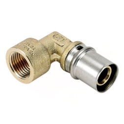 40521604 Колено с внутренней резьбой (пресс) Ø16 х 1/2″ В Idrosanitaria Bonomi S.p.a.