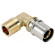 40532006 Коліно з зовнішньою різьбою (прес) Ø20 х 3/4″ З Idrosanitaria Bonomi S.p.a.