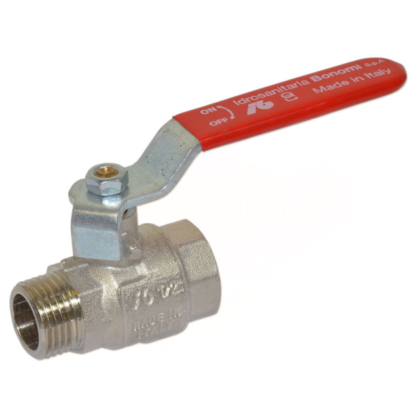 76050104R Кран шаровой TAMIGI Ø1/2″ ВЗ PN40 –10°C/+120°C стальная ручка Idrosanitaria Bonomi