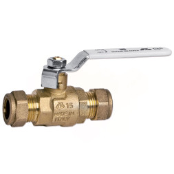 79660115W Кран для мідної труби MISSOURI Ø15 цанговий -10°C/+120°C Idrosanitaria Bonomi
